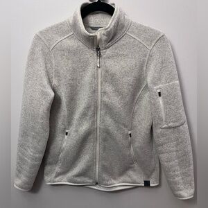 L.L. Bean Cream Fleece Jacket